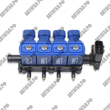 Форсунки OMVL SL TP GAZ 4 цилиндра с датчиком Continental